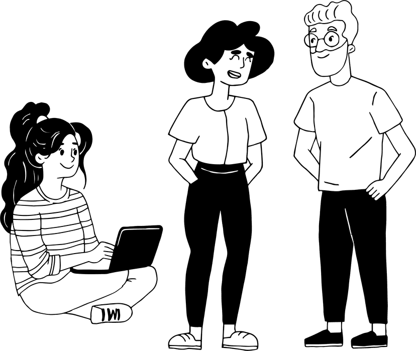 Illustration of people collaborating